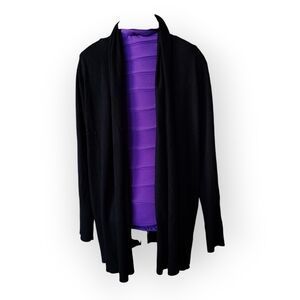 Smart Set Black Cardigan Women's XL